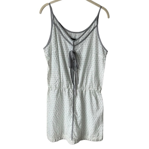 Eve Gravel Jude Silk Blend Heart Pattern Spaghetti Strap Mini Dress Tunic Size L - Picture 3 of 11